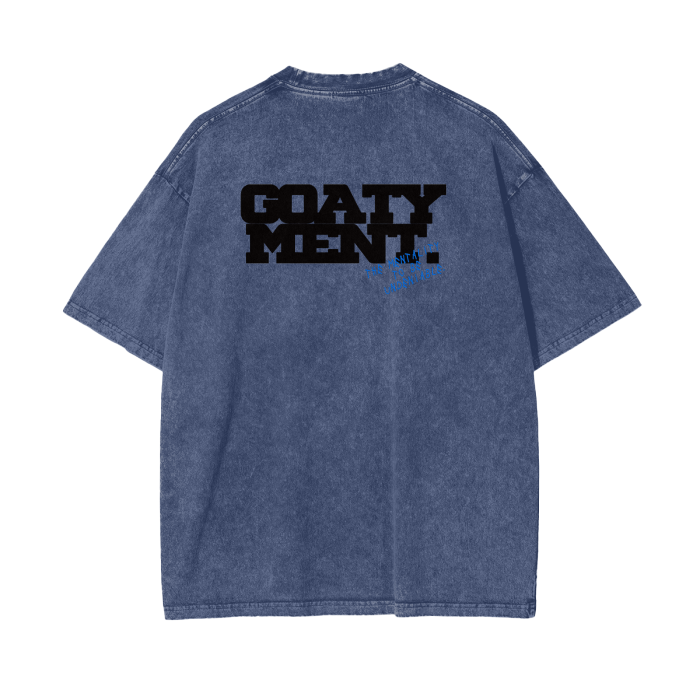 Acid Wash Oversize T-Shirt MJ, Kobe, Steph - 250 GSM