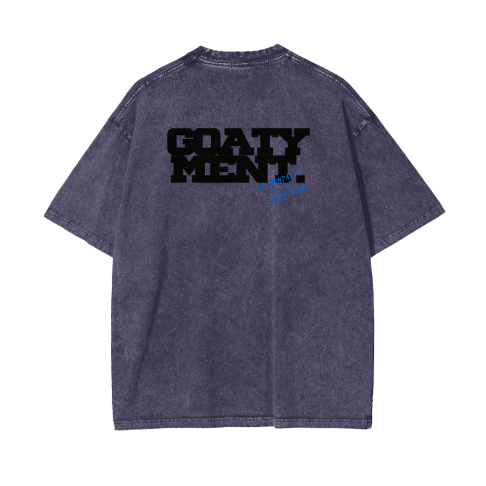 Acid Wash Oversize T-Shirt MJ, Kobe, Steph - 250 GSM