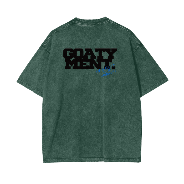 Acid Wash Oversize T-Shirt MJ, Kobe, Steph - 250 GSM