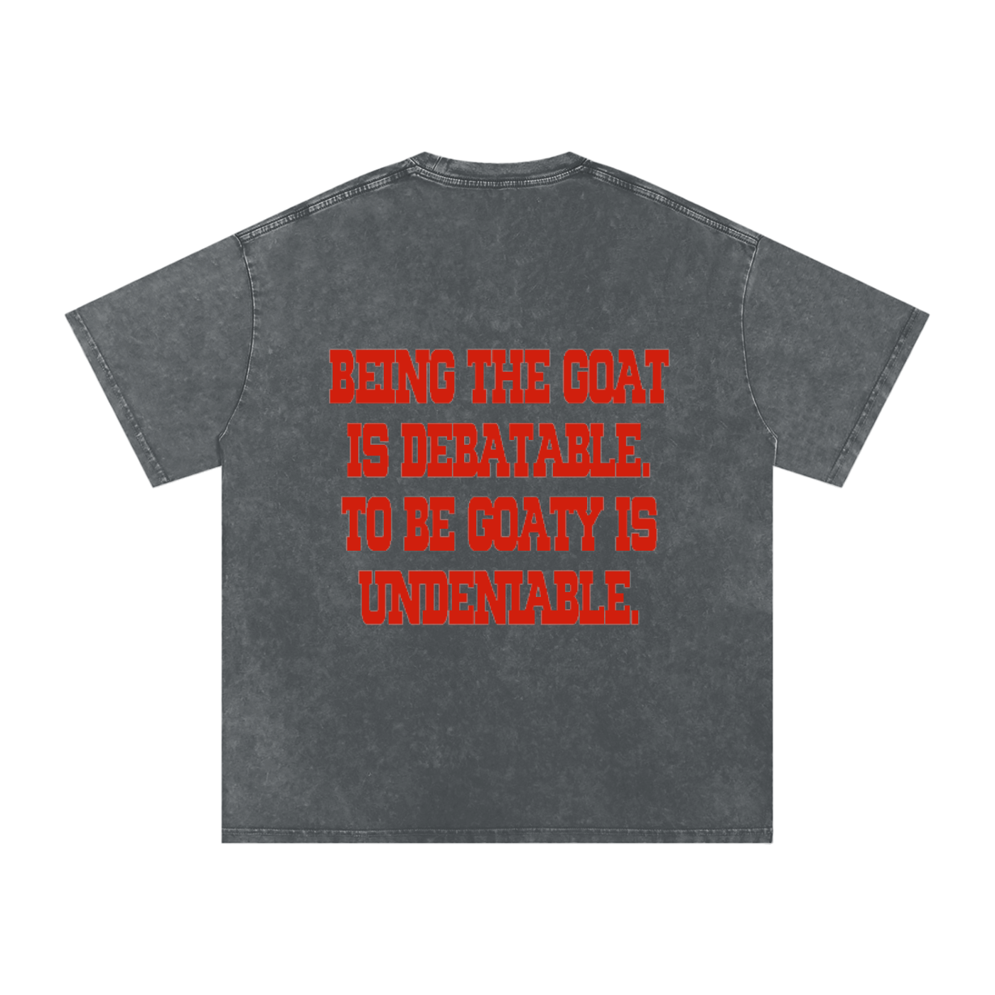 Snow Washed Oversized Mj Kobe Ant Cotton T-Shirt