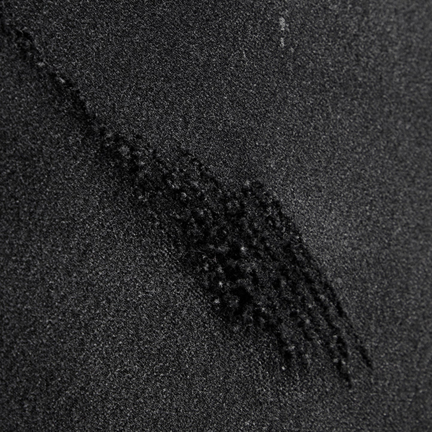 Vintage Wash Frayed Silhouette Fleece Hoodie - 360 GSM