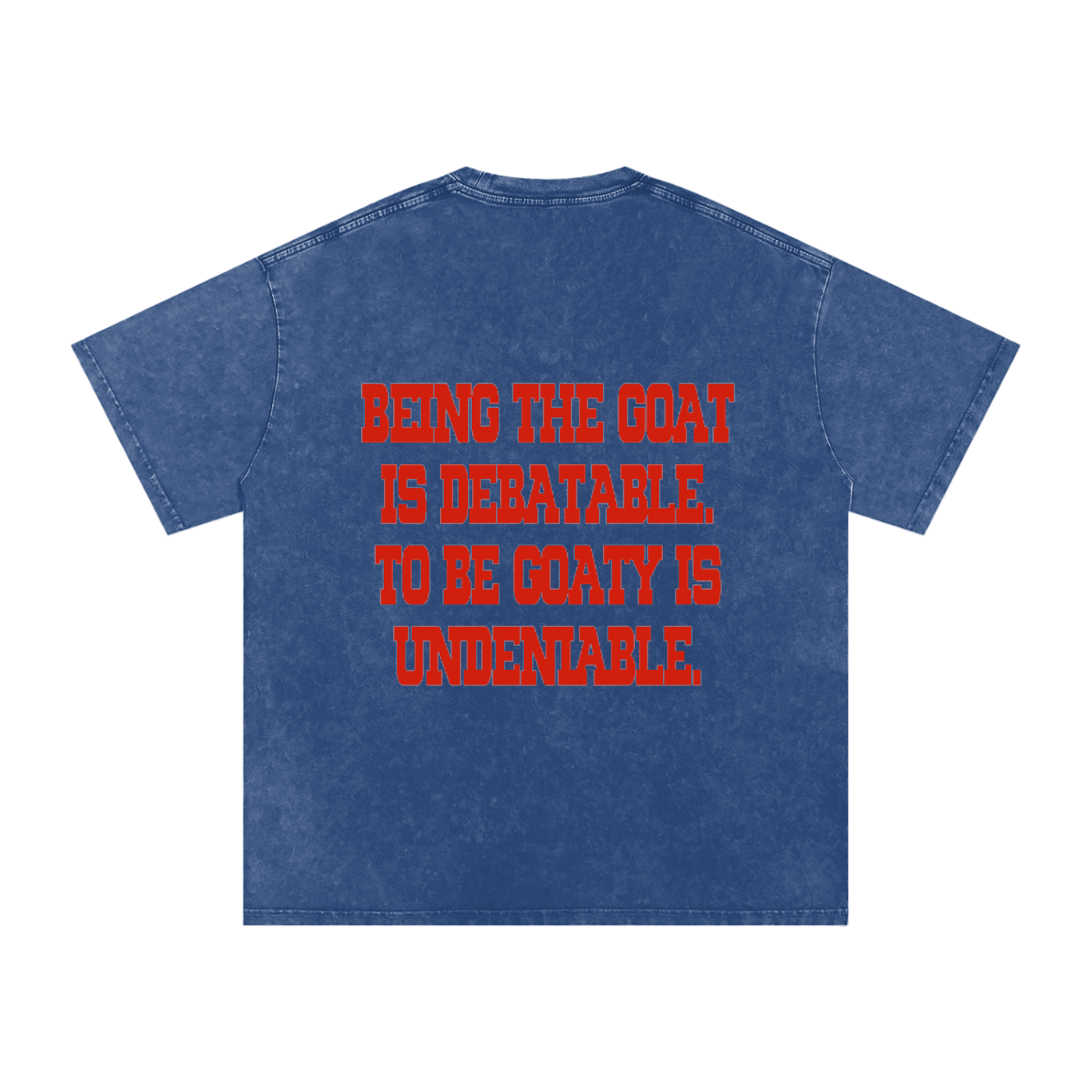 Snow Washed Oversized Mj Kobe Ant Cotton T-Shirt
