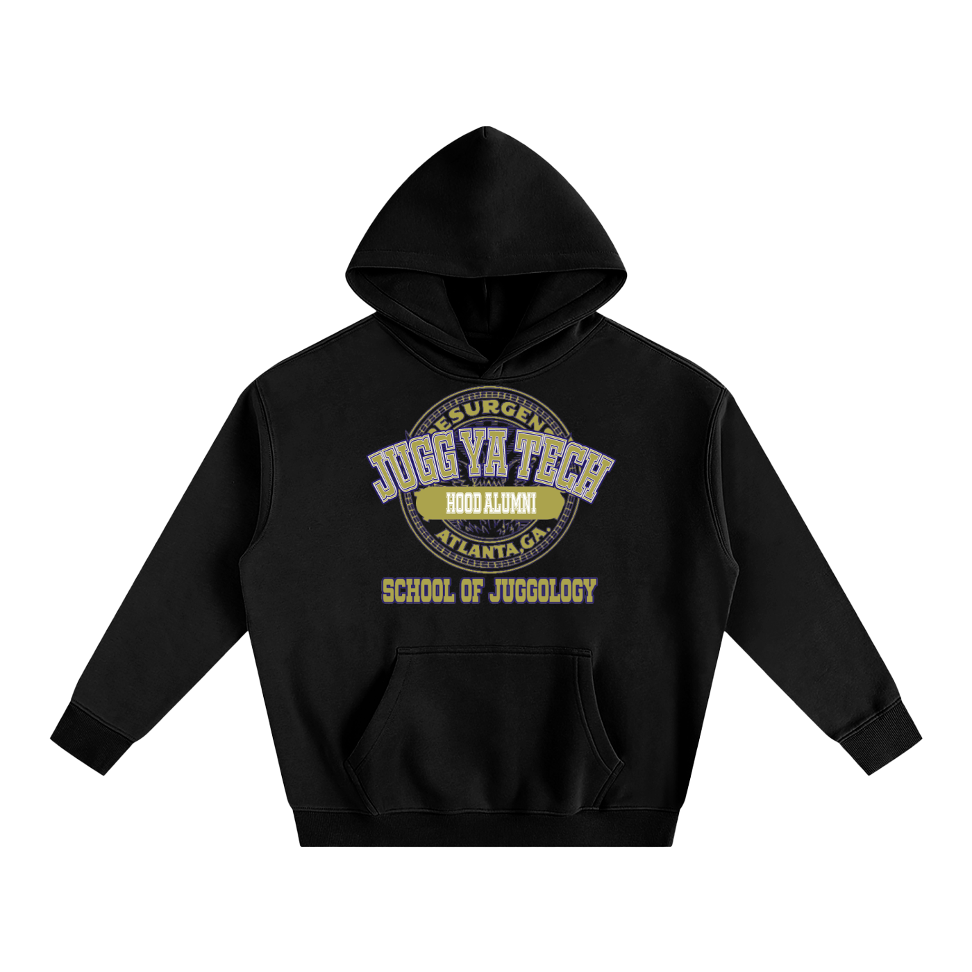 Jugg Ya Tech Hood Alumni Hoodie (black)
