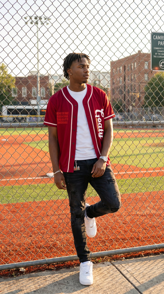Contrast Piped Button-Up Jersey