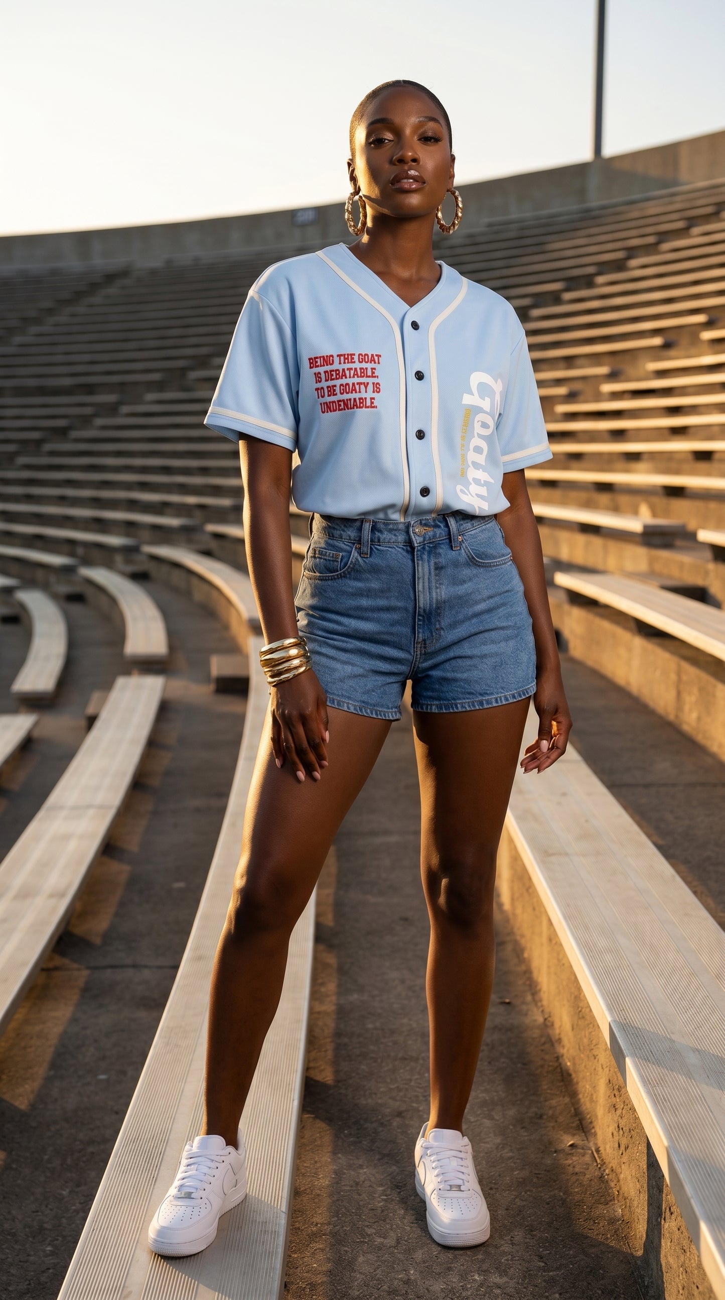 Contrast Piped Button-Up Jersey