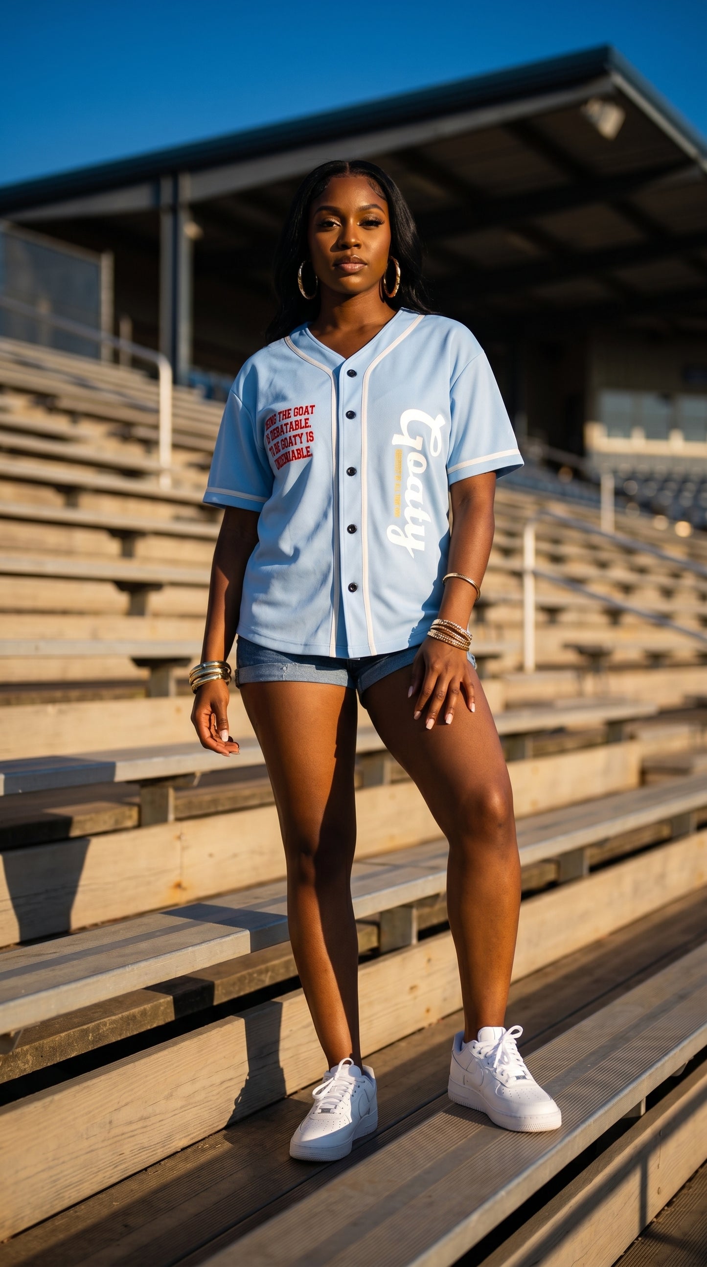 Contrast Piped Button-Up Jersey