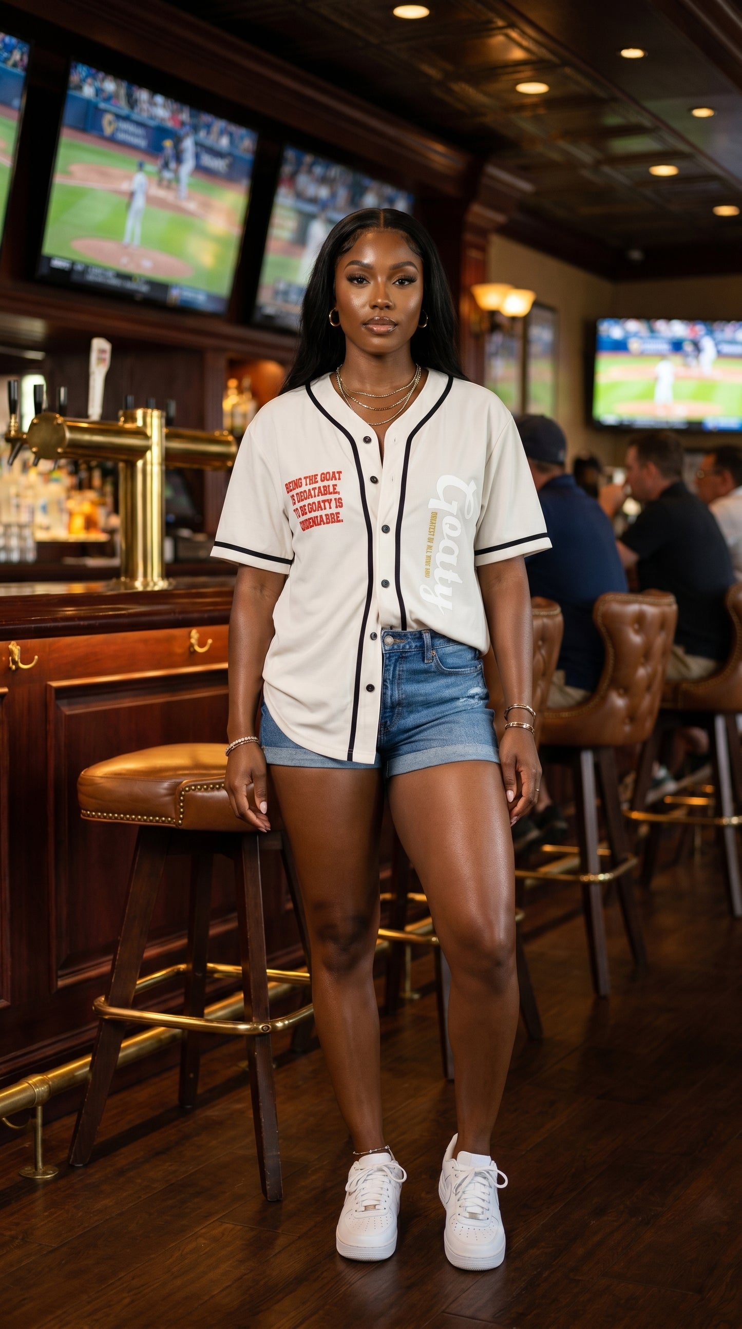 Contrast Piped Button-Up Jersey