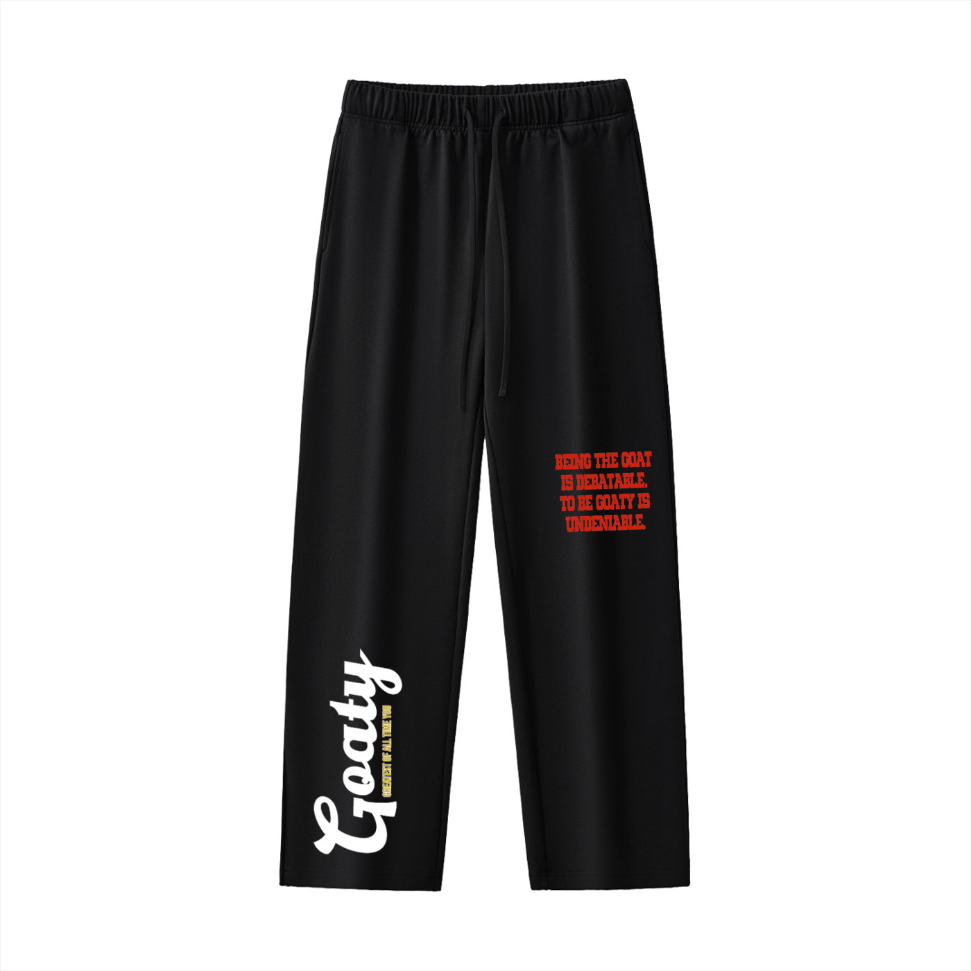 Straight leg sweats
